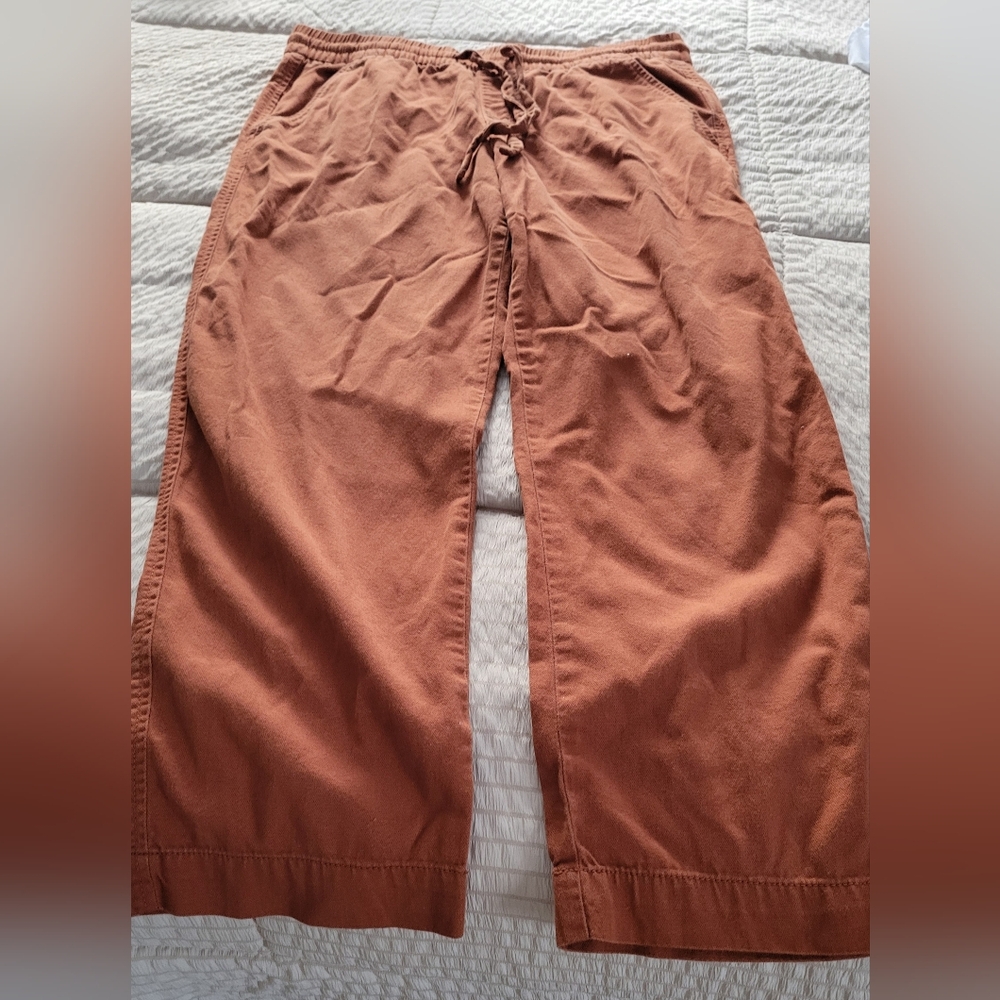 GAP Women's Rust Capris